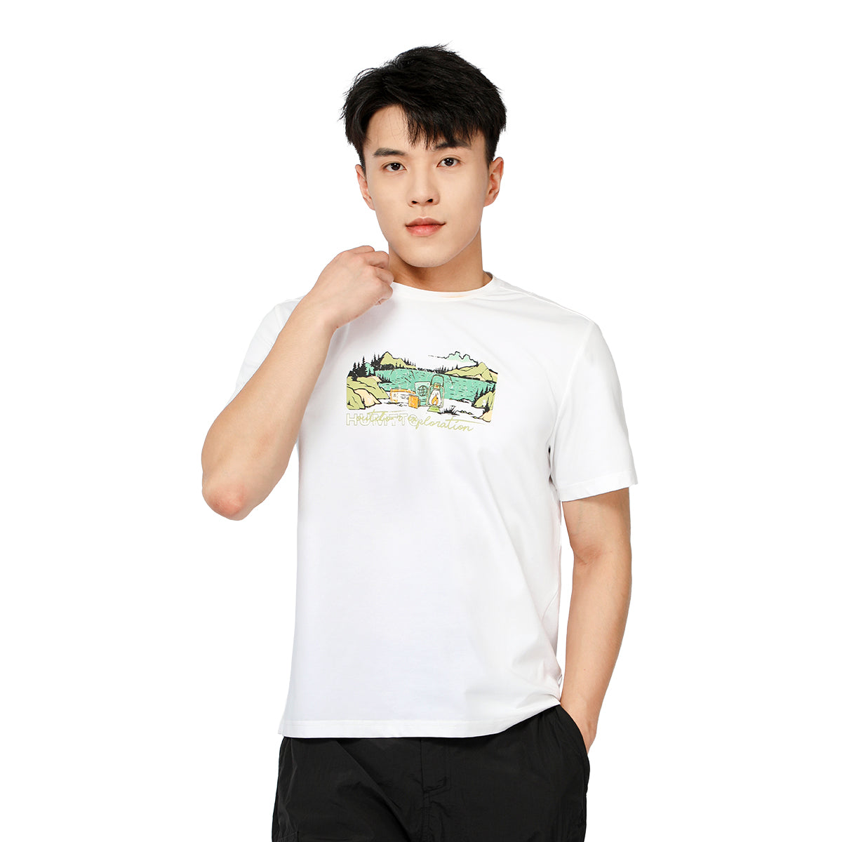 Humtto Men's Sorona® Outdoor Graphic T-Shirt