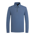 HUMTTO Men's Long Sleeve Performance Polo Shirt