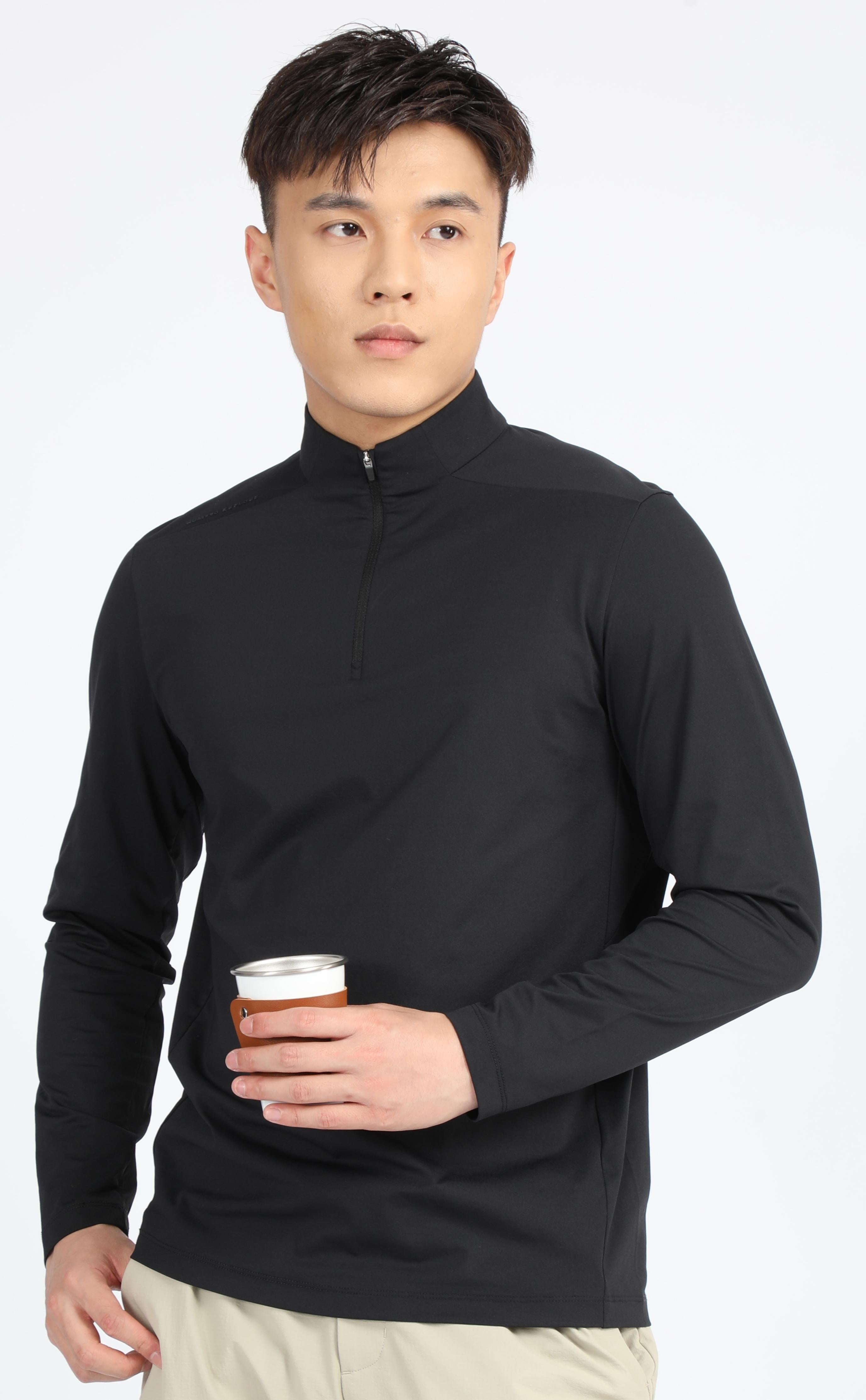 HUMTTO Men's Rapid Cooling Half-Zip Performance Shirt