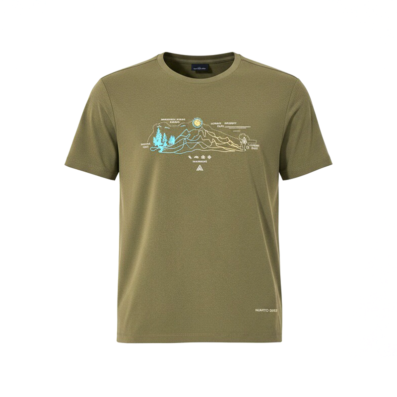 Humtto Men's Outdoor Graphic Performance T-Shirt