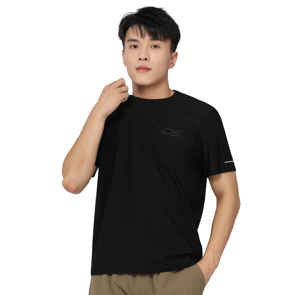HUMTTO Men's Quick-Dry Outdoor Performance T-Shirt