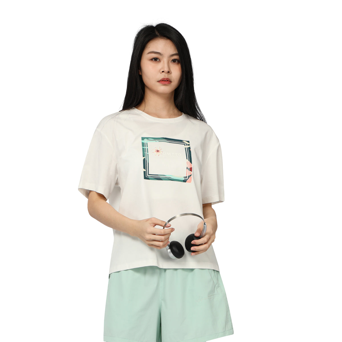 Humtto Women's Sorona Graphic Comfort T-Shirt
