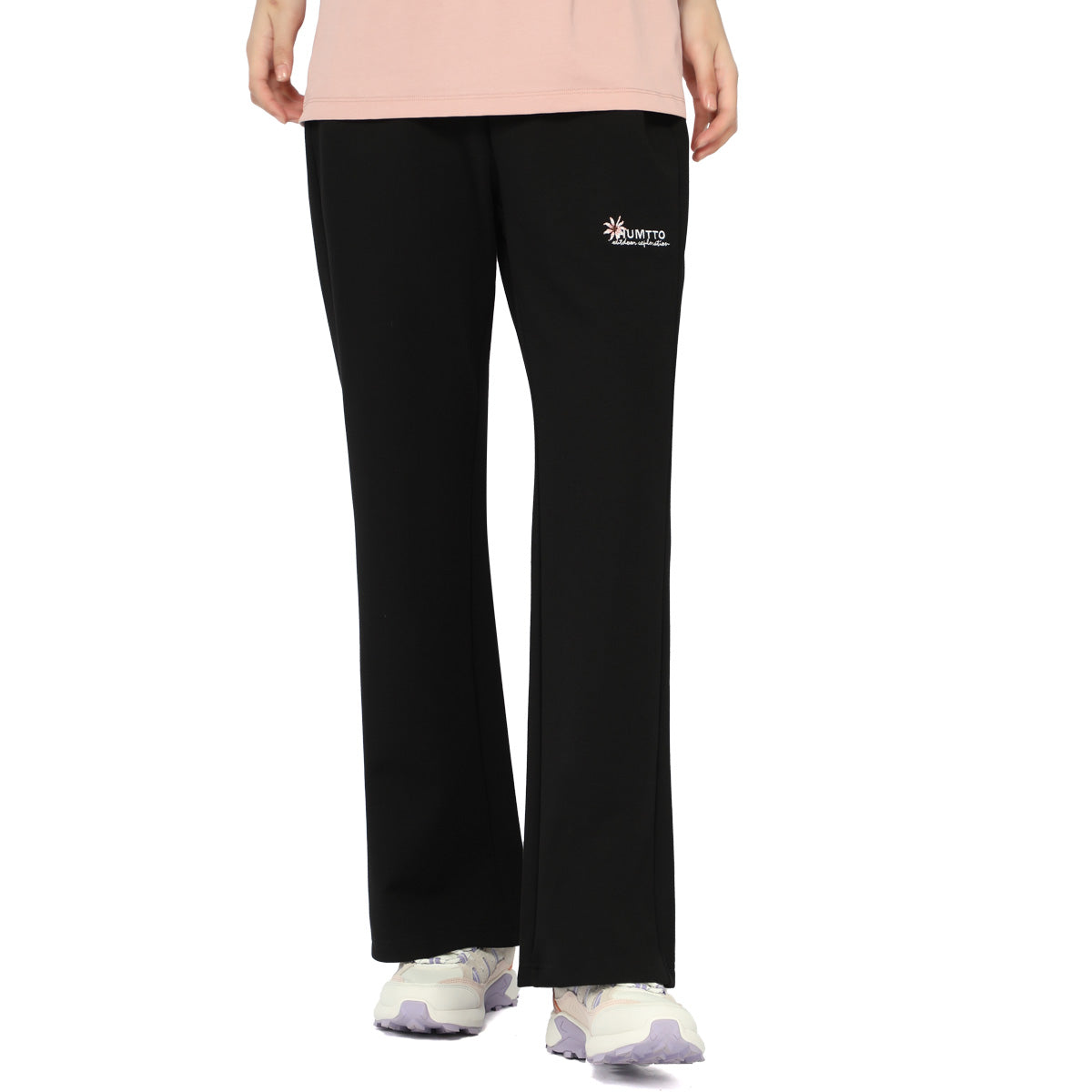 Humtto Women's Anti-Static Comfort Wide-Leg Pants