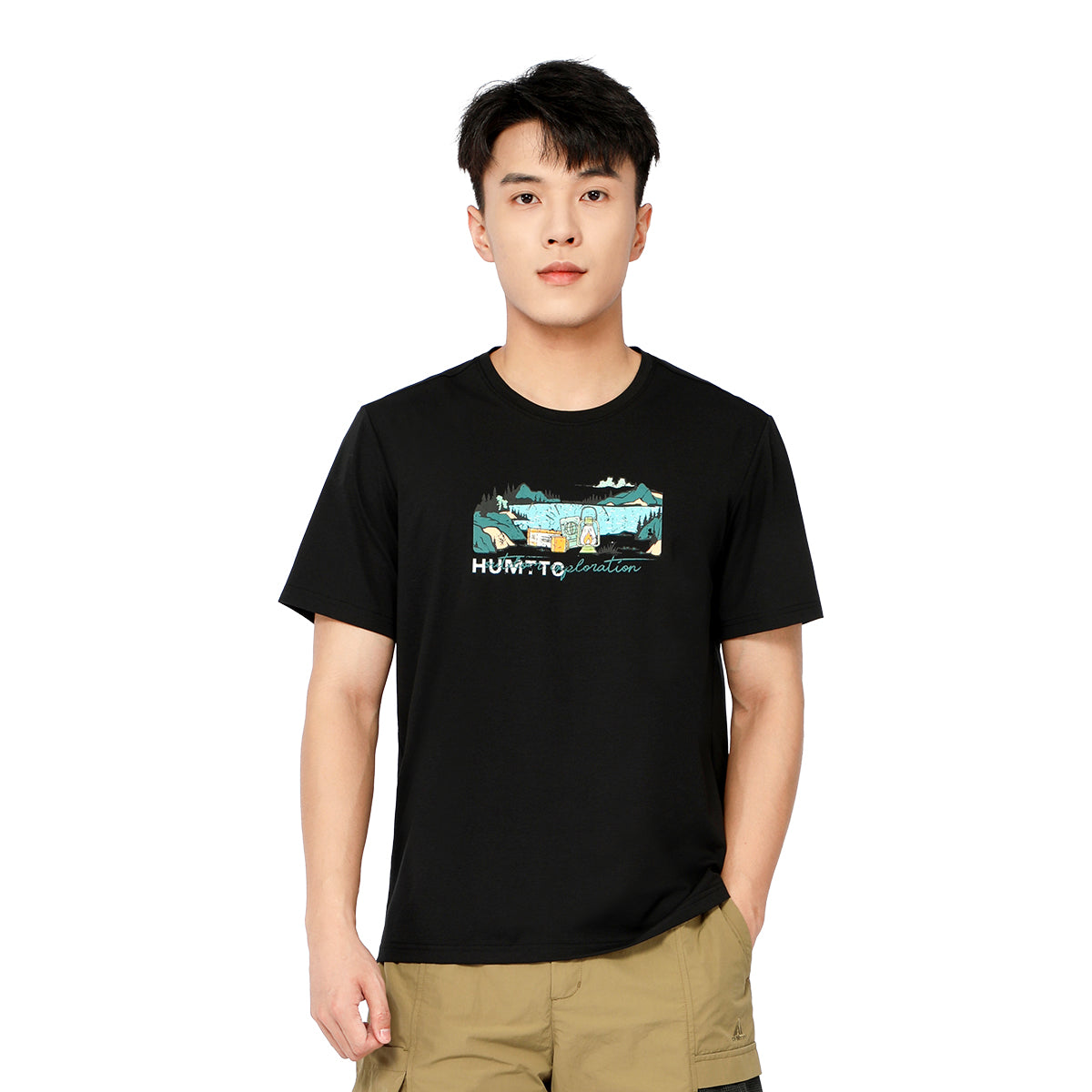 Humtto Men's Sorona® Outdoor Graphic T-Shirt