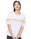Humtto Women's HygroSoft Floral Stripe T-Shirt