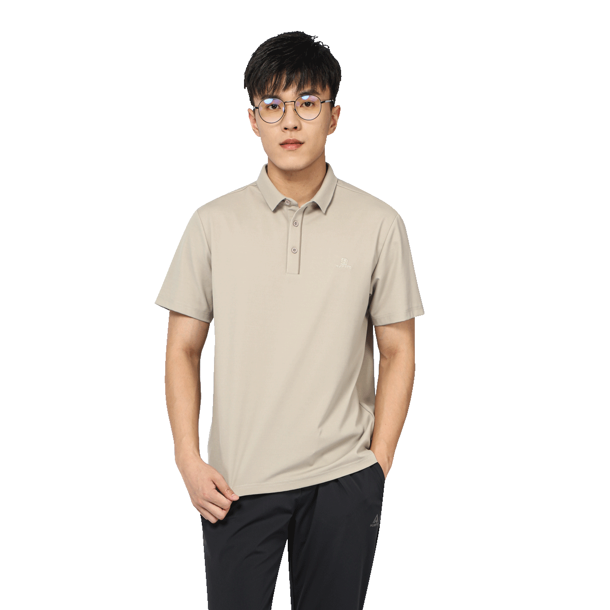 humtto Men's Performance Polo Shirt
