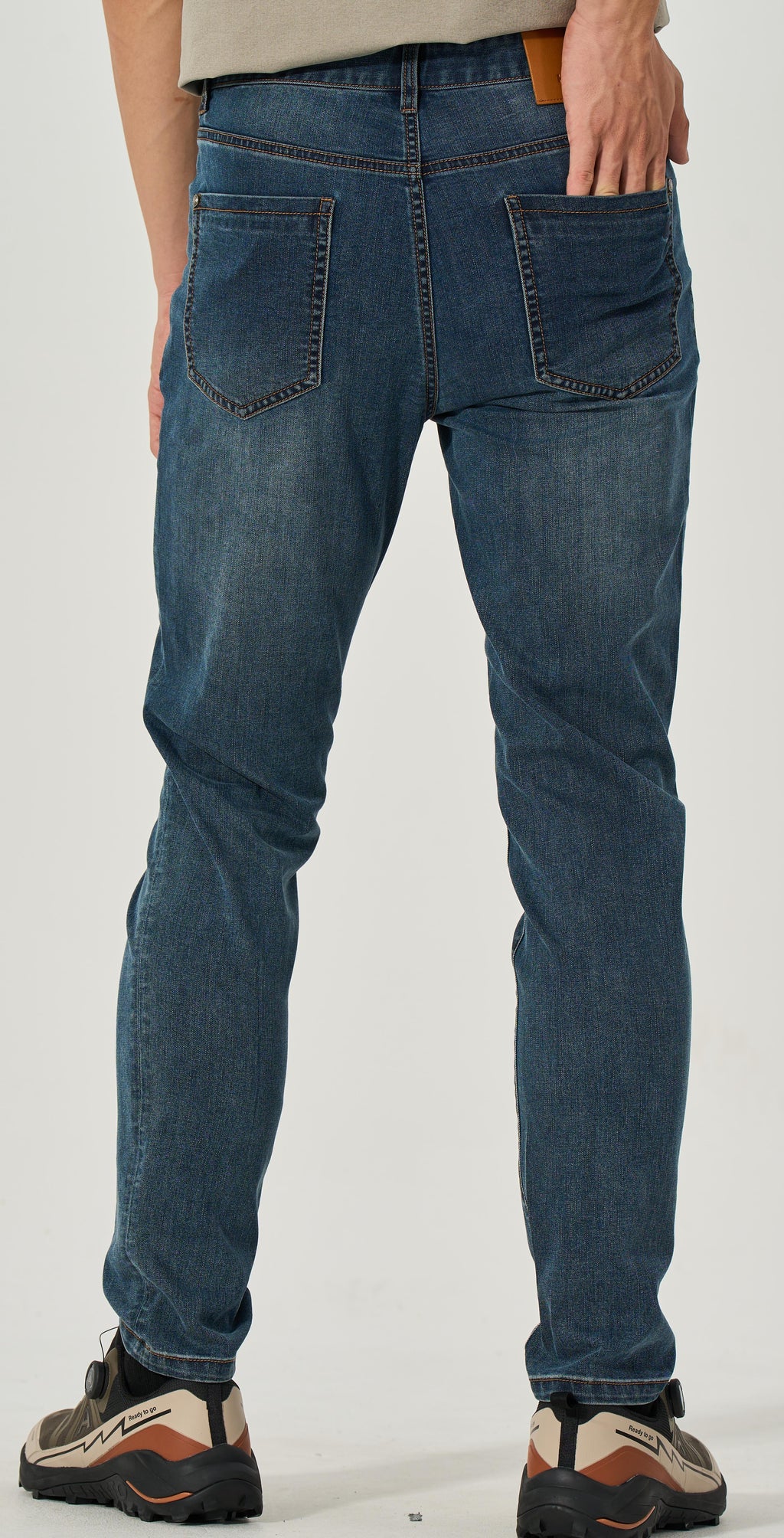 Humtto Men's Stretch Slim Fit Denim Jeans